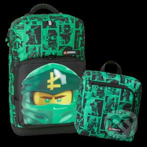 LEGO Ninjago Green Optimo Plus - školský batoh, 2 dielny set - LEGO