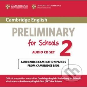 Cambridge PET for Schools 2: Audio CDs (2) - Cambridge University Press