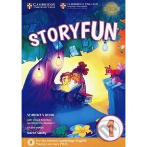 Storyfun for Starters Level 1 Student´s Book with Online Activities and Home Fun Booklet 1 - Karen Saxby