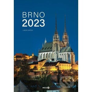 Kalendář 2023 Brno - nástěnný - Libor Sváček