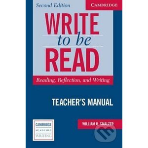 Write To Be Read, 2nd Edition: Teacher´s Manual - R. William Smalzer