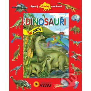 Dinosauři 8x puzzle - SUN