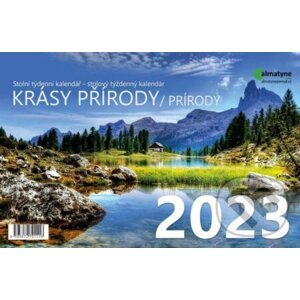 Kalendář 2023: Krásy přírody, stolní, týdenní - Almatyne