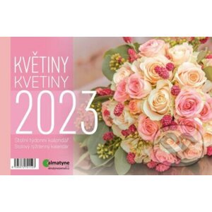 Kalendář 2023: Květiny, stolní, týdenní - Almatyne