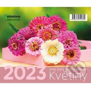 Kalendář 2023: Květiny, stolní, týdenní - Almatyne