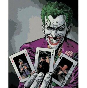 Malování podle čísel: Batman - Joker a karty - Zuty