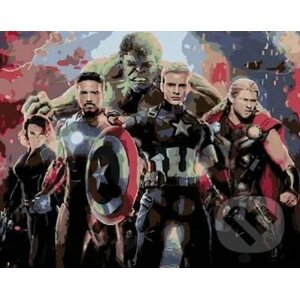 Malování podle čísel: Avengers - Engame - Zuty