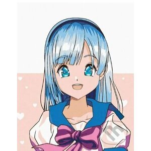 Malování podle čísel: Anime - Dívka s mašlí - Zuty