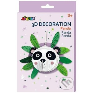 3D dekorace na zeď - Panda - Avenir