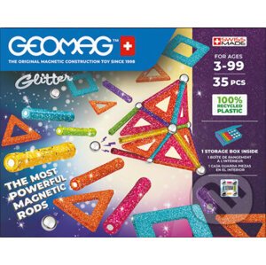 Stavebnice Geomag Glitter 35 ks - Geomag