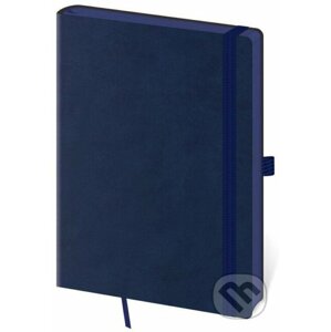 Zápisník - Memory-Dark Blue - tečkovaný L - Helma365