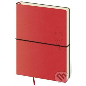 Zápisník - Flexio-Red - linkovaný L - Helma365