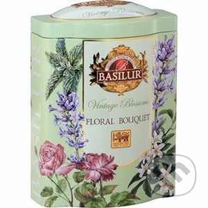 BASILUR Vintage Blossoms Floral Bouquet plech 100g - Bio - Racio