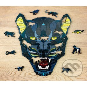 Drevené puzzle – Puma veľkosť M - ECO WOOD ART