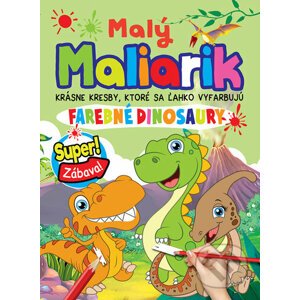 Malý maliarik - Farebné dinosaury - Foni book