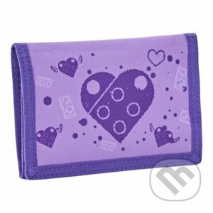 LEGO Purple Heart - peňaženka - LEGO