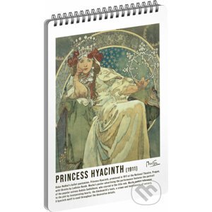 Spirálový blok Alfons Mucha - Princess Hyacinth - Presco Group