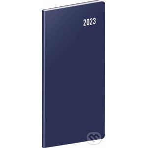 Kapesní plánovací měsíční diář Modrý 2023 - Presco Group