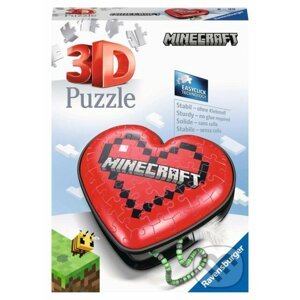 3D Srdce Minecraft - Ravensburger