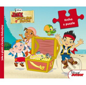 Jake a piráti z krajiny Nekrajiny - Kniha s puzzle - Egmont SK