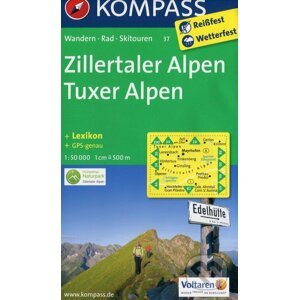 Zillertaler Alpen - Tuxer Alpen - Kompass
