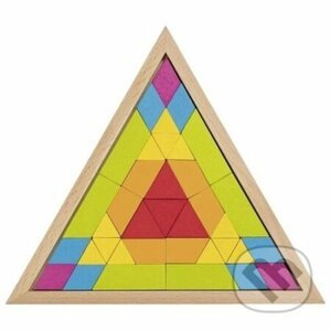 Dřevěná mozaika: Trojúhelník - Goki