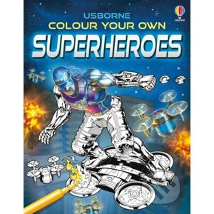 Colour Your Own Superheroes - Sam Smith, Gong Studios (ilustrátor)