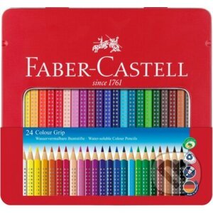 Pastelky akvarelové Colour Grip set 24 farebné - Faber-Castell