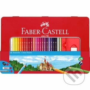 Pastelky Castell set 48 farebné s okienkom - Faber-Castell
