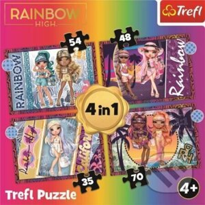Rainbow High Módní panenky 4v1 - Trefl