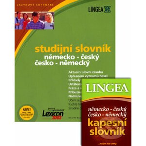 Studijní slovník německo-český a česko-německý na CD-ROM a kapesní slovník - Lingea