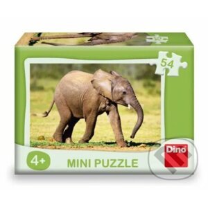 Zvířátka minipuzzle - slon - Dino