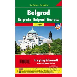 Belgrad, Stadtplan 1:10000 - freytag&berndt
