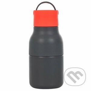 Skittle Active Bottle 250ml Grey & Coral - Lund London