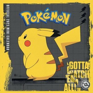 Oficiálny detský nástenný mini kalendár 2023: Pokémon - Pokemon