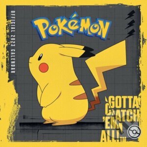Oficiálny nástenný kalendár 2023 Pokémoni - s plagátom - Pokemon