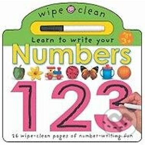 Wipe Clean: Numbers - Priddy Books