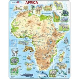 Puzzle Mapa Afriky - Timy Partners