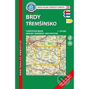 KČT 35 Brdy, Třemšinsko 1:50 000 / turistická mapa - Klub českých turistů