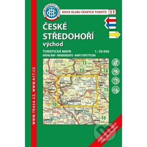 KČT 11 České středohoří - východ 1:50 000 / turistická mapa - Klub českých turistů