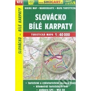 472 Slovácko, Bílé Karpaty 1:40.000/Cykloturistická mapa - SHOCart
