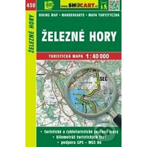 Železné Hory 1:40 000 turistická mapa č 430 - neuveden