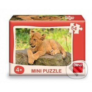 Zvířátka minipuzzle - lev - Dino