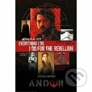 Plagát Star Wars: Andor - For The Rebellion - Pyramid International