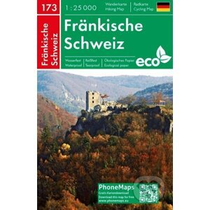 PhoneMaps 173 Fränkische Schweiz 1:25 000 / Turistická mapa - freytag&berndt