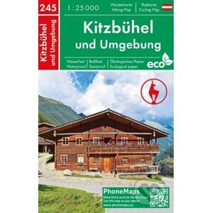 PhoneMaps 245 Kitzbühel und Umgebung 1:25 000 / Turistická mapa - freytag&berndt