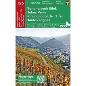 PhoneMaps 126 Nationalpark Eifel, Hohes Venn 1:50 000 / Turistická mapa - freytag&berndt