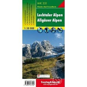 WK 351 Lechtaler Alpen-Allgäuer Alpen 1:50 000/mapa - freytag&berndt
