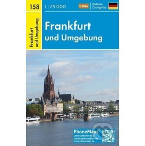 PhoneMaps 158 Frankfurt und Umgebung 1:75 000 / Cyklomapa - freytag&berndt