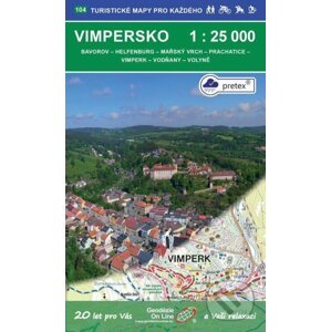 Vimpersko 1:25 000 / 104 Turistické mapy pro každého - Geodezie On Line